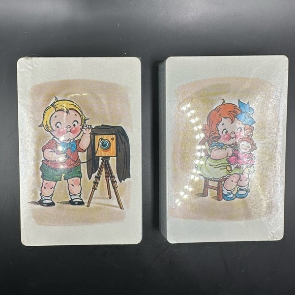 Vintage Sealed New Campbell Soup Kids 2 Deck Playing Cards Set - Picture 4 of 9